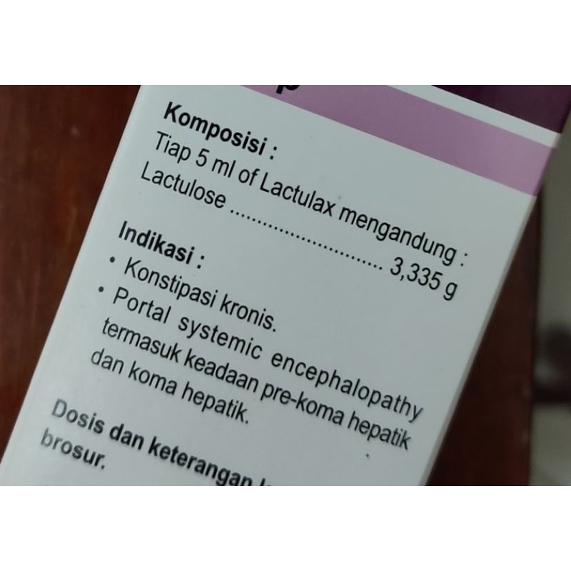 Lactulax 60 ML / Memperlancar Buang Air Besar / Digunakan untuk Bayi Hingga Dewasa