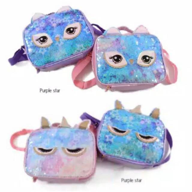 TAS SEQUIN SELEMPANG OWL / UNICORN