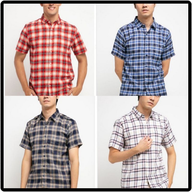 kemeja flannel pria oto ono