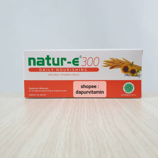 NATUR E 300 IU 32'S TABLET DARYA ( ORANGE ) / VITAMIN E  