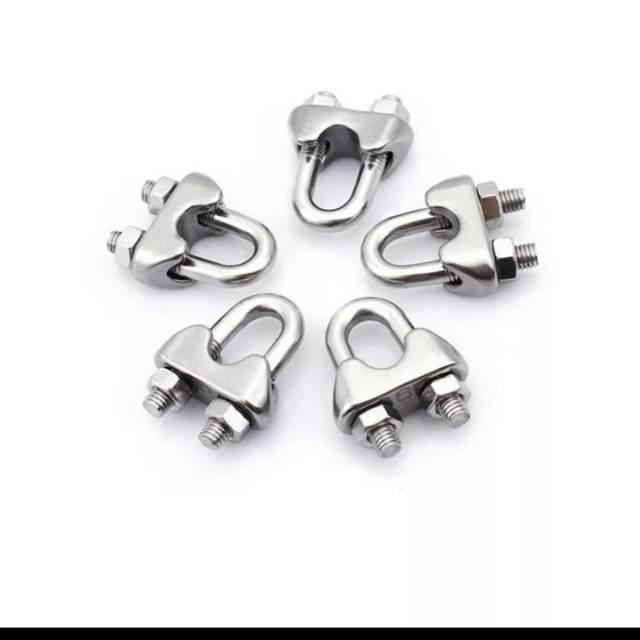 Klem seling stainless steel 304 uk 10 mm