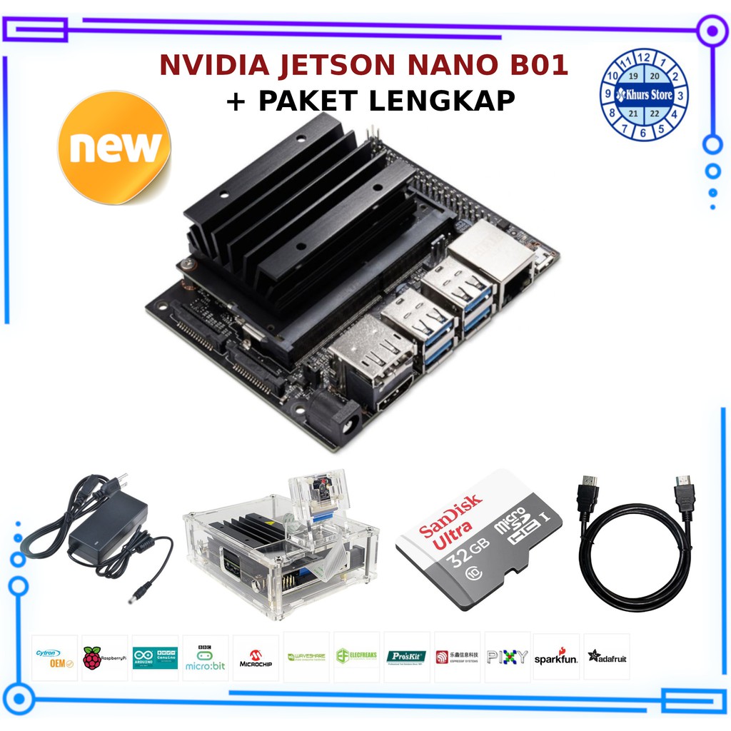 NVidia Jetson Nano B01 4GB Siap Pakai