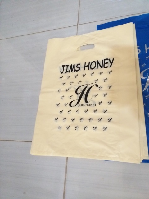 Goodie Bag Murah Jh Plastik Packing Logo Jimshoney / Kantong