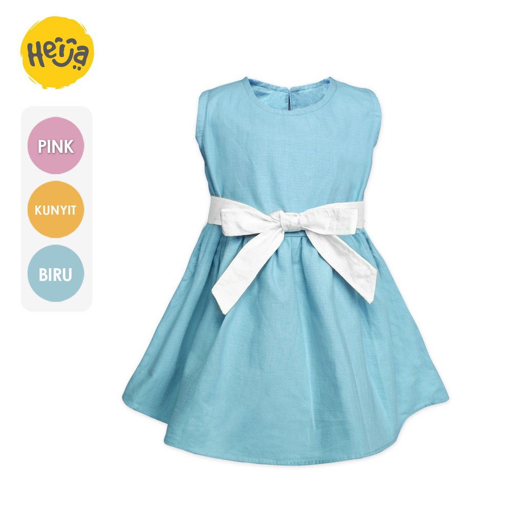 BEATRICE DRESS ANAK Perempuan BIRU 1 - 8 tahun HEIJA!