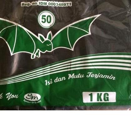 

KANTONG PLASTIK HITAM - HDPE UKURAN 50 JUMBO BAHAN TEBAL ISI 1000 GRAM