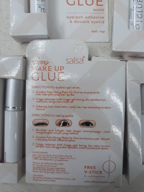 BPOM LEM BULU MATA SALSA / STRONG Make UP Glue