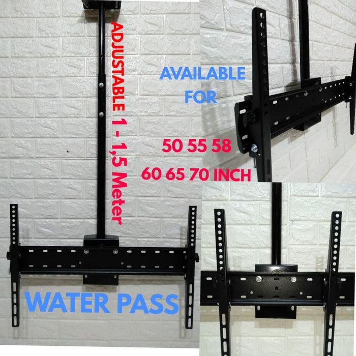 Bracket TV Gantung 65&quot; - 70&quot; Built In Water Pass