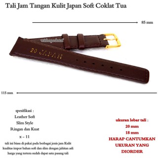  grosir  tali jam  tangan  unisex kulit jappan soft Shopee 