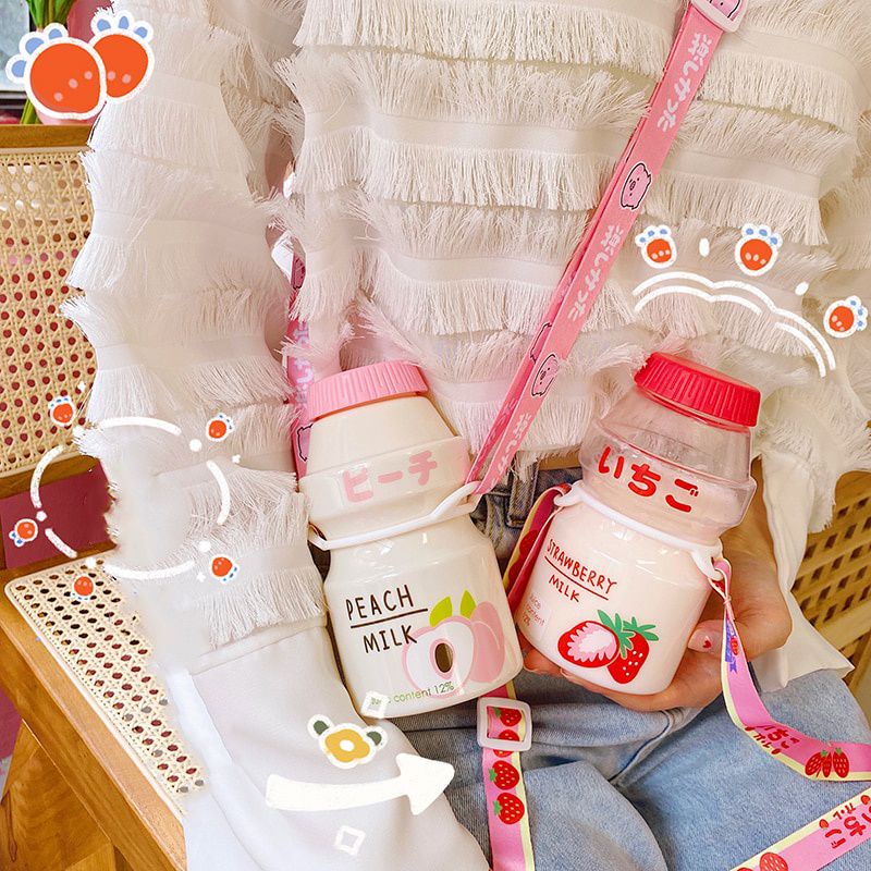 Botol Minum Yakult / Botol minum Korea GRATIS TALI