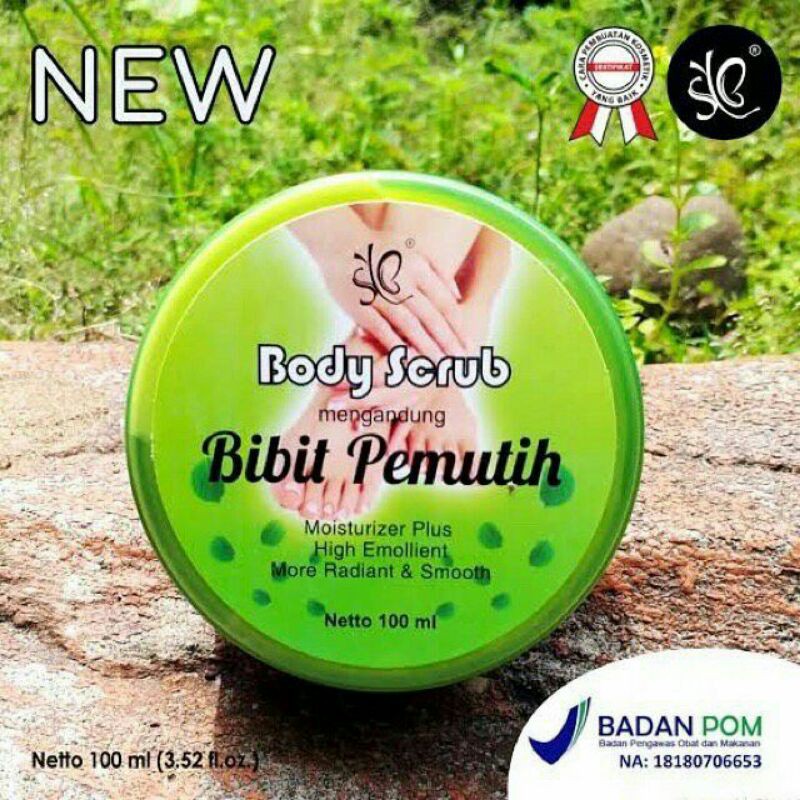 Bibit pemutih / scrab body/ pemutih badan terampuh bpom , halal dan aman