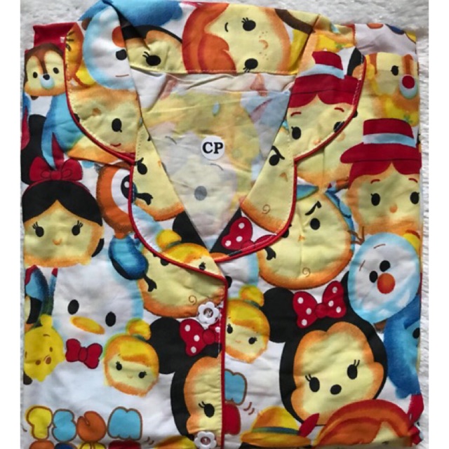 Baju tidur dewasa / piyama wanita katun jumbo / baju menyusui kancing depan busui