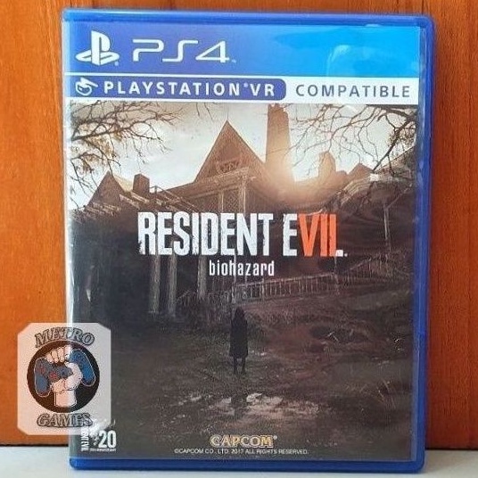 Kaset Resident Evil 7 PS4 Residen RE Biohazard Playststion PS 4 RE7 VII evil7 village Ps5 Playstation 5 Region 3 Asia reg