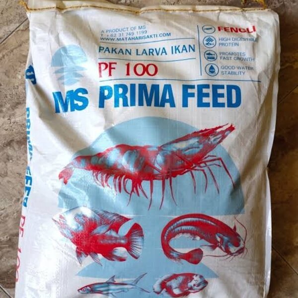 Pelet Ikan PF 100 1kg 1 kg Pakan Makanan Benih Anak Ikan Guppy Cupang