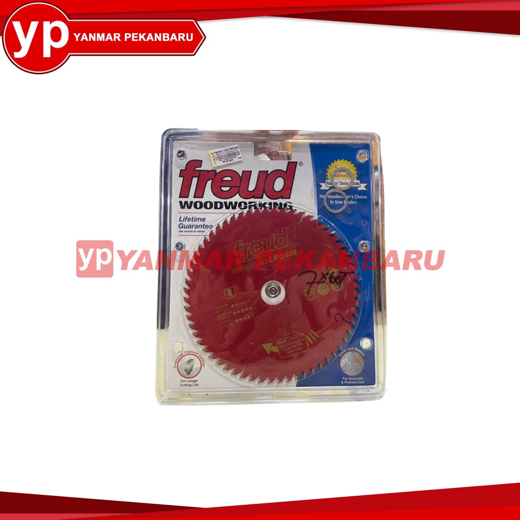 CIRCULAR SAW BLADE WOOD / MATA GERGAJI BULAT 7" INCH x 60T FREUD