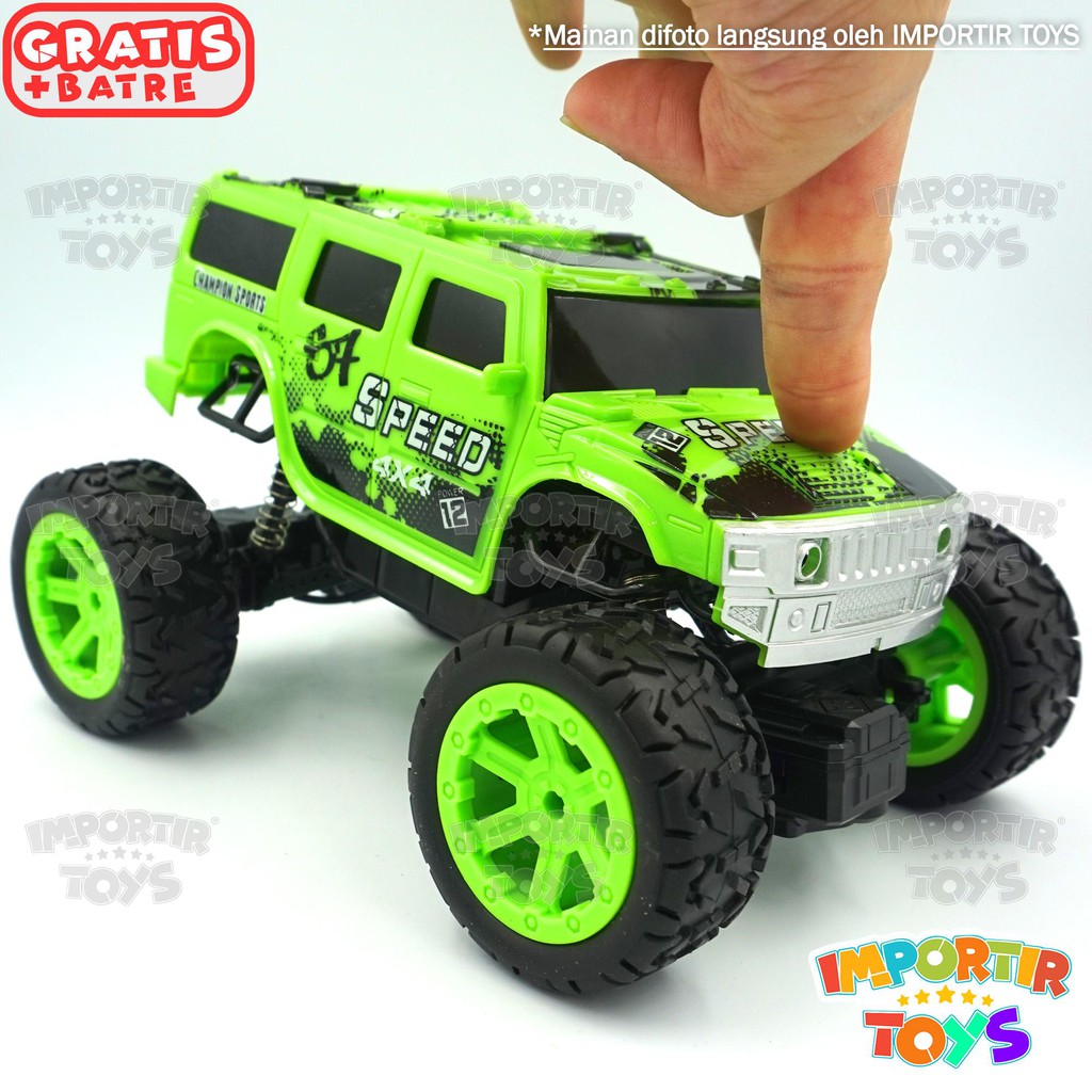 Mainan anak R/C JEEP SUPER (batre dapat di charge) IMPORT QUALITY (BER-SNI)