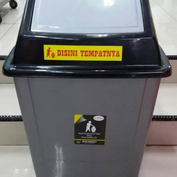 Tong Tempat Sampah Mpw Tutup Goyang 60 Liter