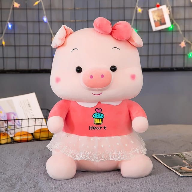 Boneka Pig Piggy Pakai Rok Renda Terbaru Boneka Babi Besar Halus Lembut dan Lucu Ber SNI