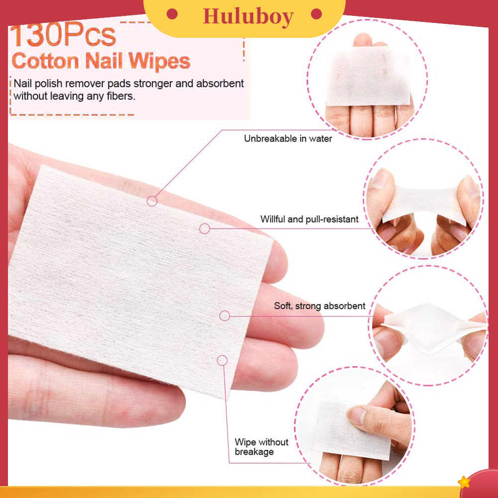 Huluboy Huluboy♡ Set Klip + Brush + Pad + Pendorong Kutikula Untuk Manicure