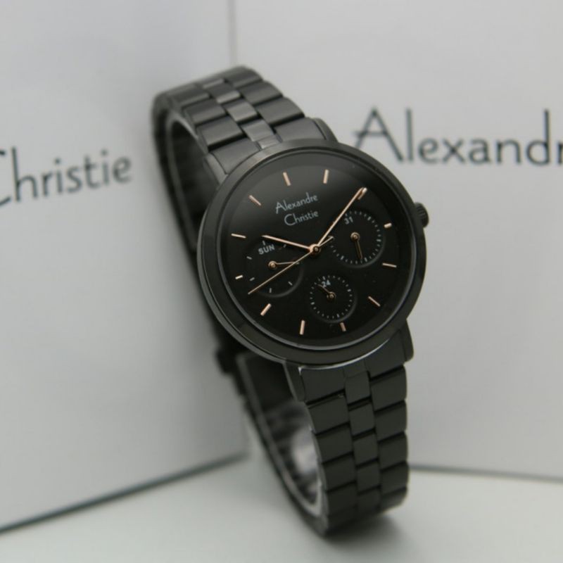 ALEXANDRE CHRISTIE AC 2886 FULL BLACK AC2886 WANITA ORIGINAL