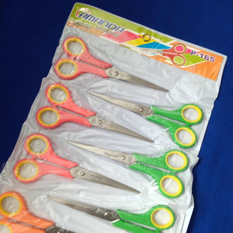 

Gunting Amanda P-165 (1 renteng/1 lusin isi 12 pcs)