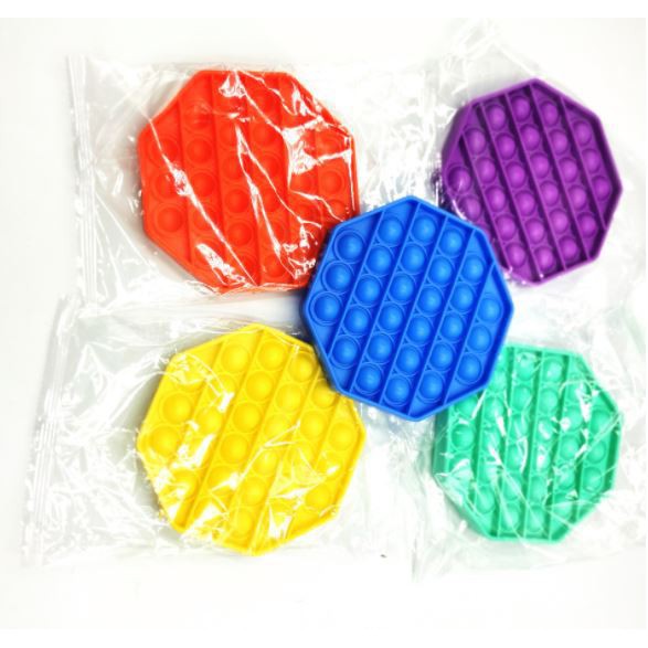 TGB Pop It Murah Mainan Sensorik Pereda Stress/Fidget Pop Its Square Rainbow Multicolor Foxmind-6