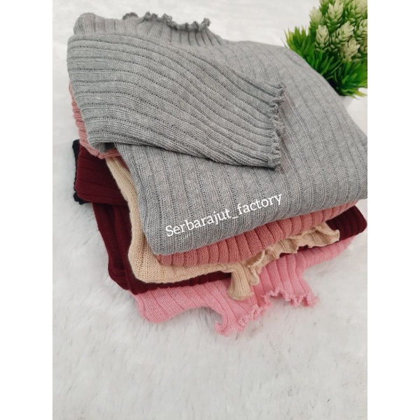 Noena Kids Sweater Curly Neck/Sweater rajut anak perempuan/Sweater anak 4th-6th