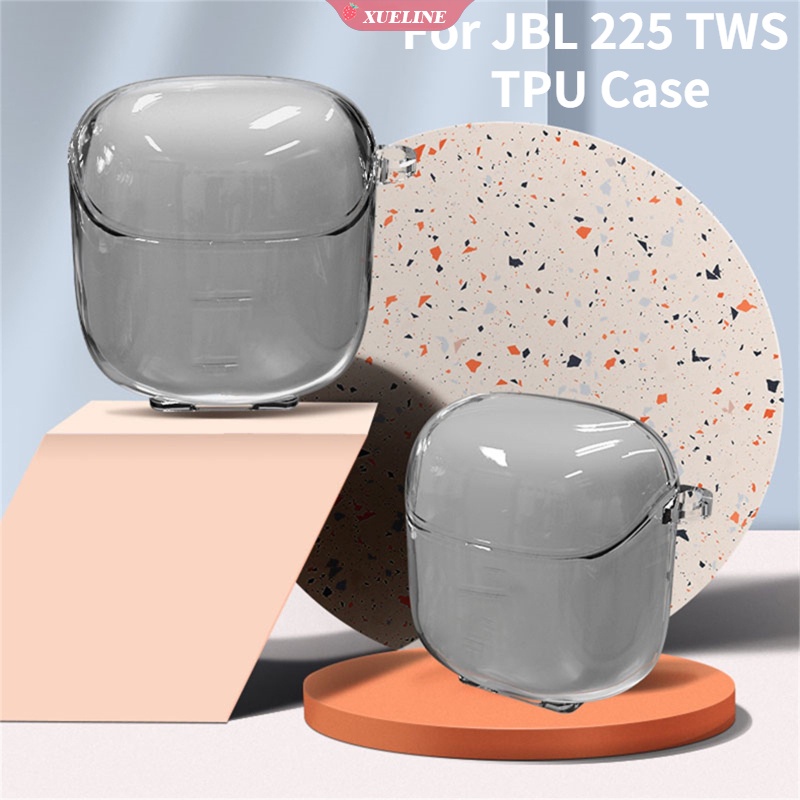 Case TPU Transparan Cover JBL Tune 225 Tws / 220 Tws Peredam Suara Anti Debu