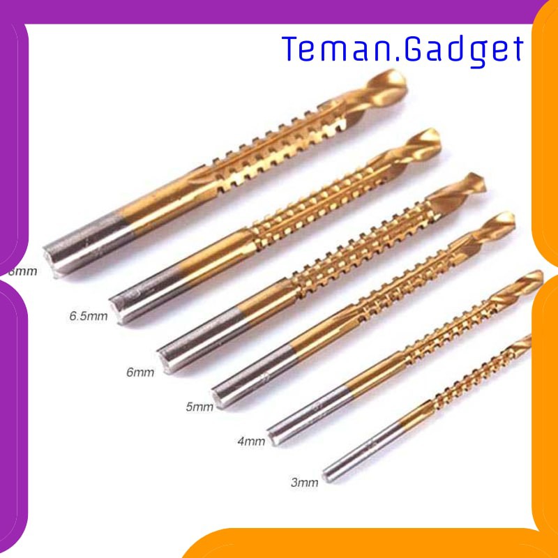 TG-DE113 Deko Mata Bor Power Drill HSS Steel 6PCS