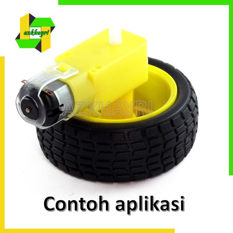 RODA BAN WHEEL SMART CAR ROBOT MOBIL ARDUINO