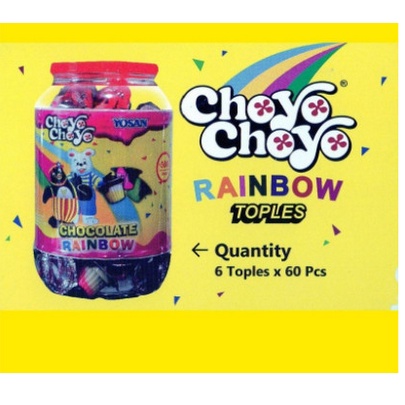 Yosan Choyo-Choyo Pelangi (Rainbow) Topless | Snack Jadul Legendaris