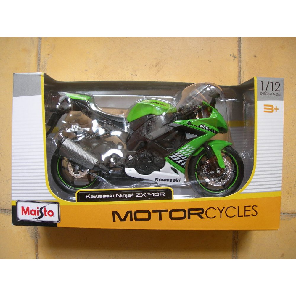 die cast maisto 1 12 kawasaki ninja zx  10r Berkualitas