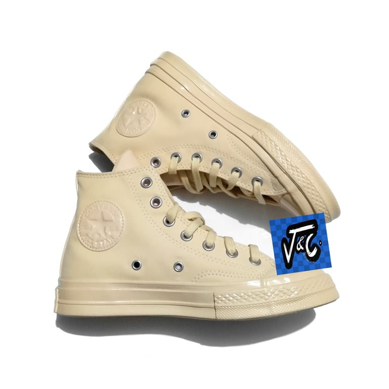 Sepatu Converse Chuck 70 70s Patent Pop Leather Mono Hi Light Twine