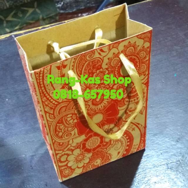 

Paperbag Batik Mini tali pita samson doff