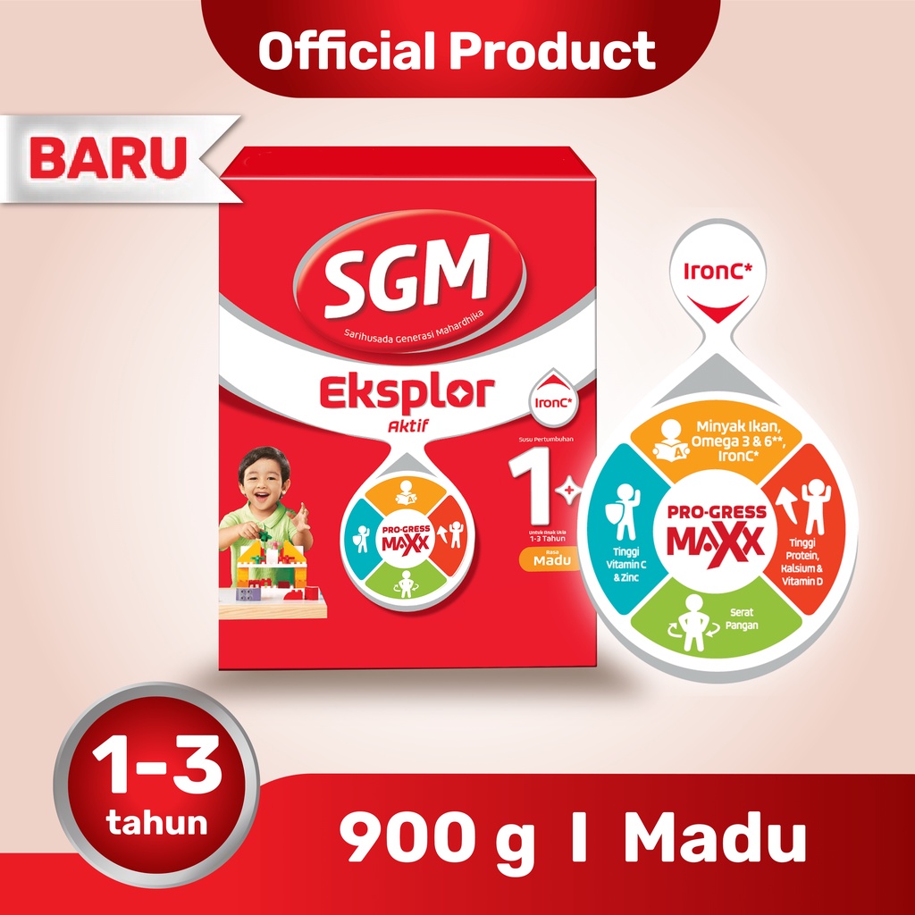 

SGM EKSPLOR 1 PLUS 900GR MADU