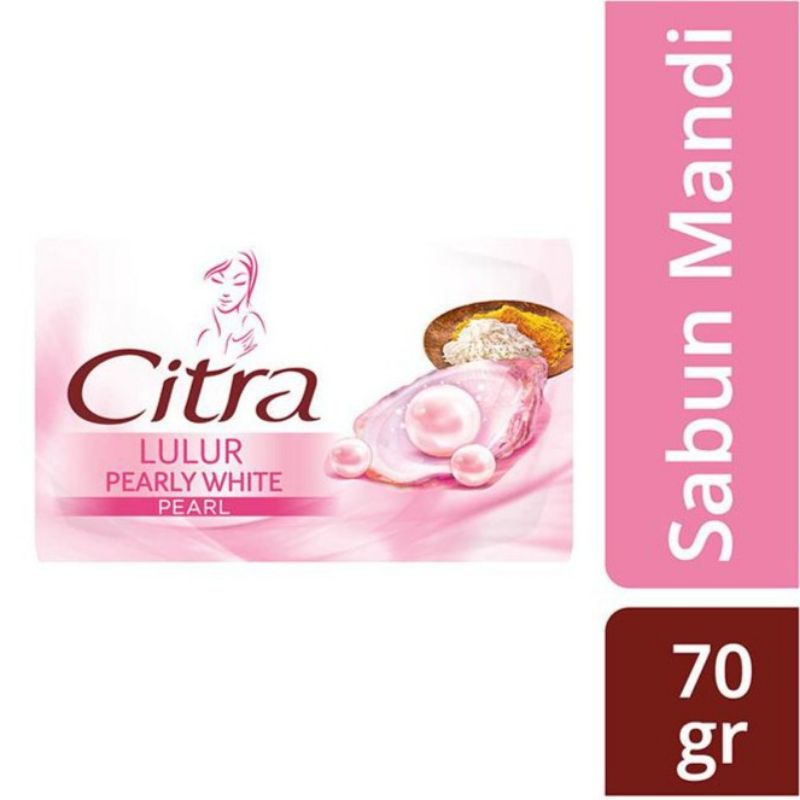 Citra Lulur Pearly White Sabun Batang 70Gr