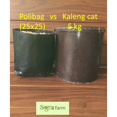 Plastik polibag tebal untuk tanaman (1/2 kg)