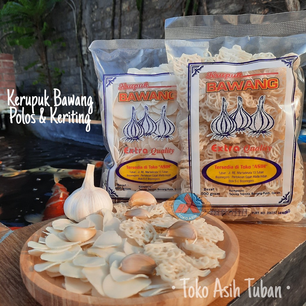 

Kerupuk Bawang / Krupuk Bawang 500gr (Mentah) Toko Asih