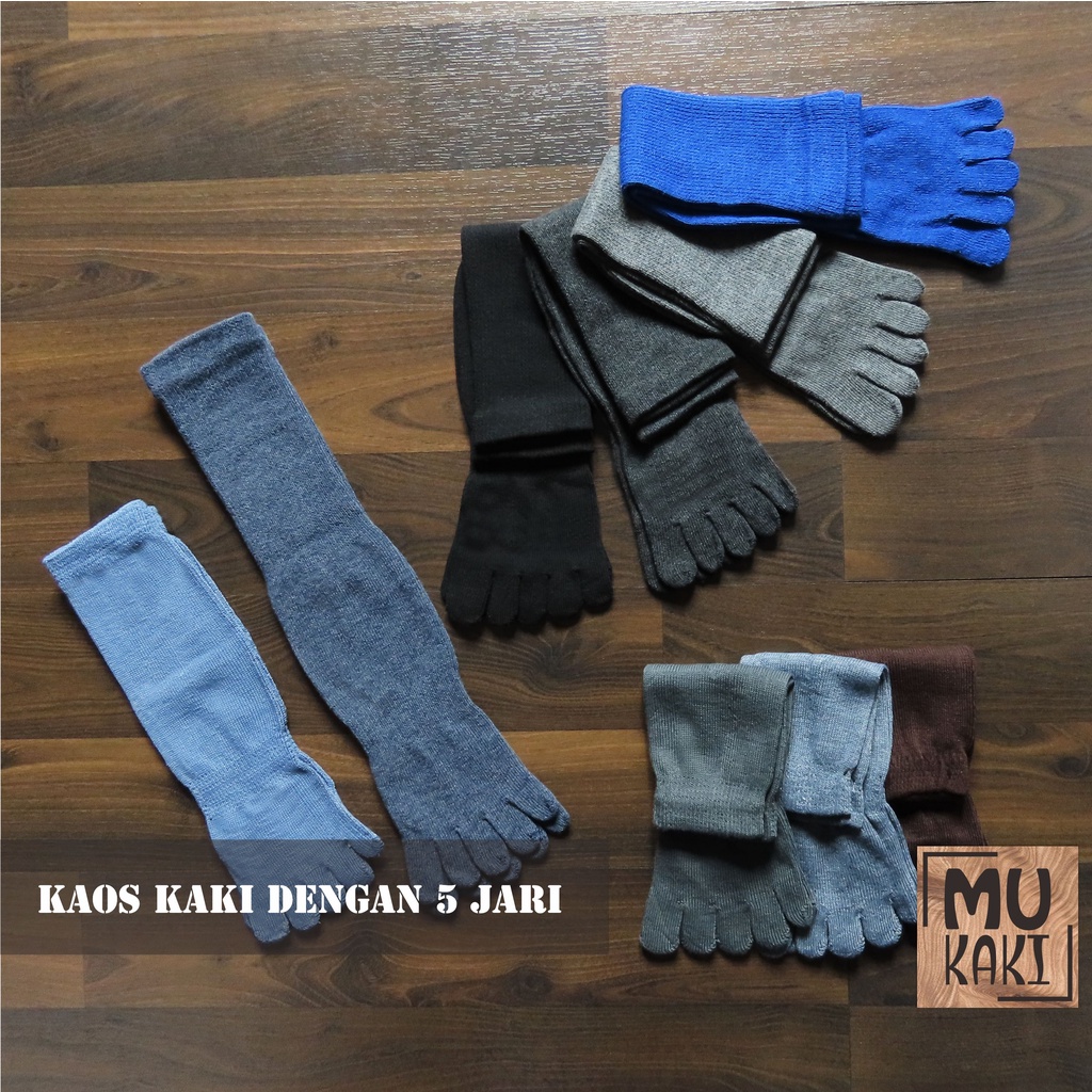 Kaos kaki Pria 5 Jari / Kaos kaki kantor 5 Jari Mukaki