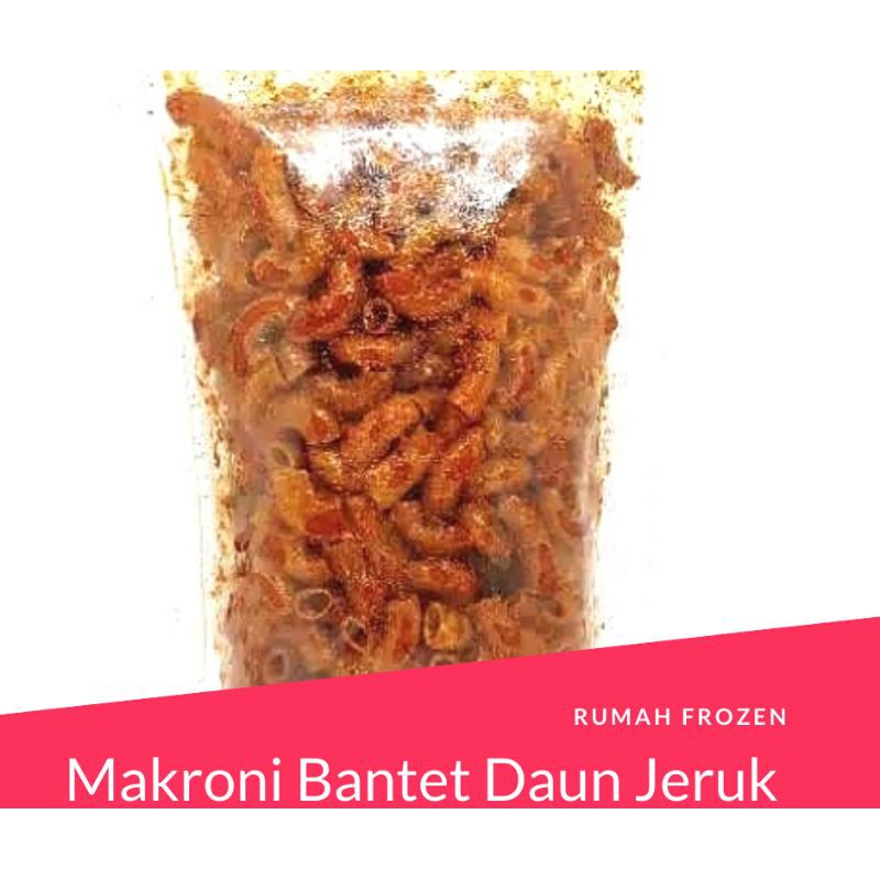 

Makaroni Bantet Pedas Daun Jeruk 100 Gr Siap Santap/ Makroni Bantet Pedas Gurih Makanan Cemilan