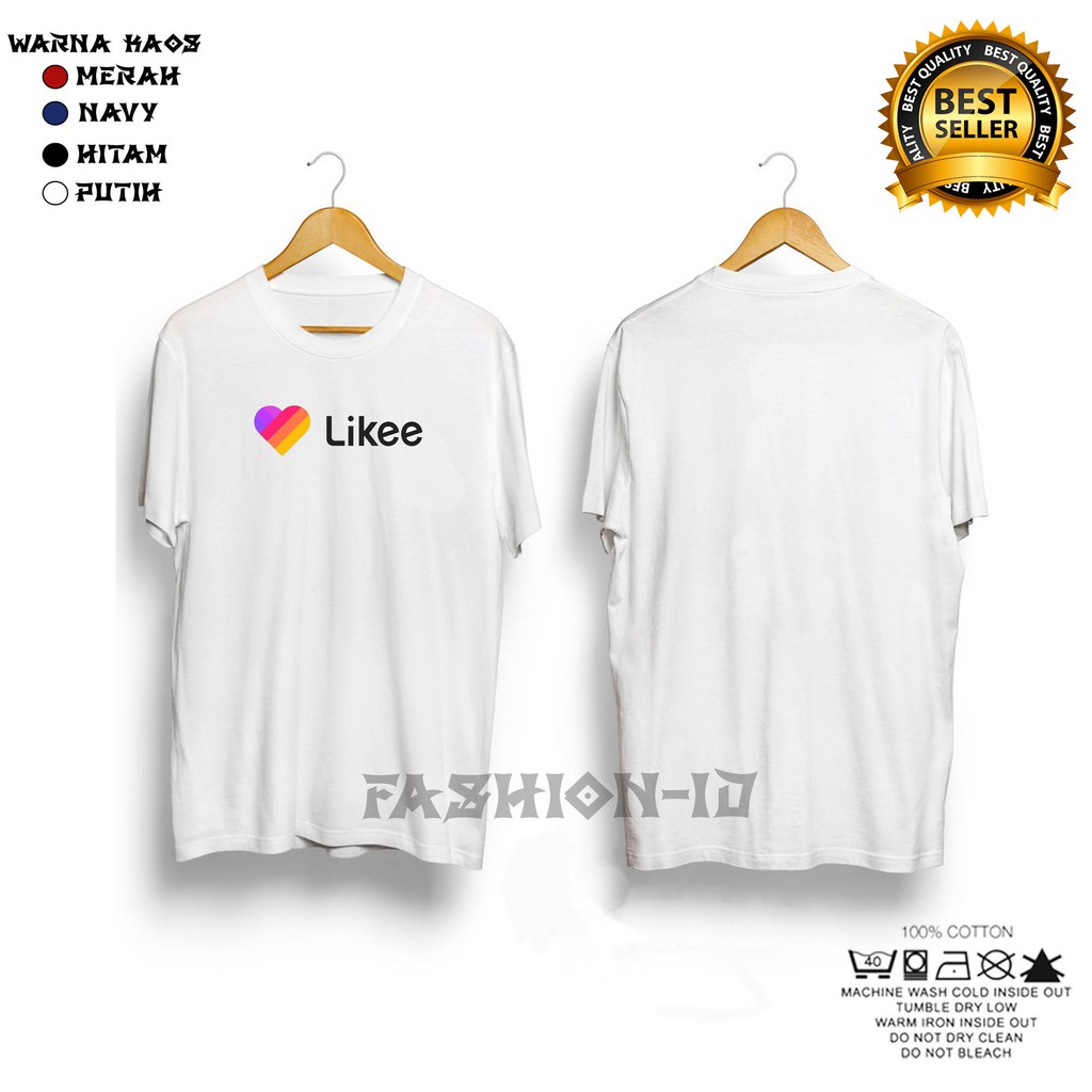Baju Kaos LIKE LIKEE Keren Pria Dan Wanita Distro DIAMOND STORE