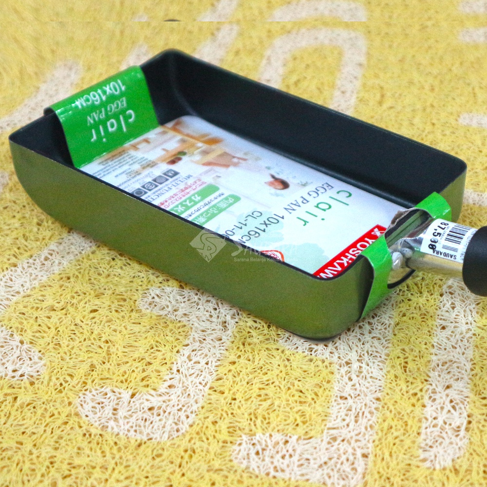 Wajan Korea Persegi Yoshikawa Egg Pan Kotak Tamagoyaki Teflon Penggorengan