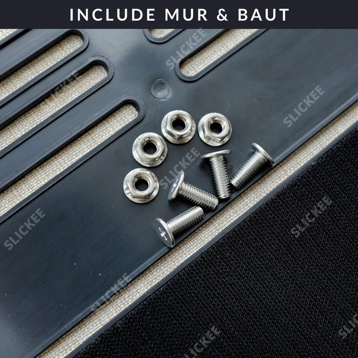 Slickee Frameless Plate Dudukan Plat Nomor Motor FramelessPlate