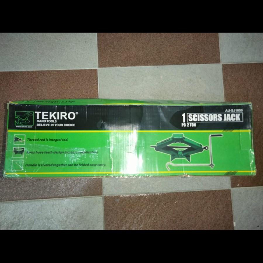 TEKIRO SCISSORS JACK 2 TON ( Dongkrak Jembatan 2 Ton)