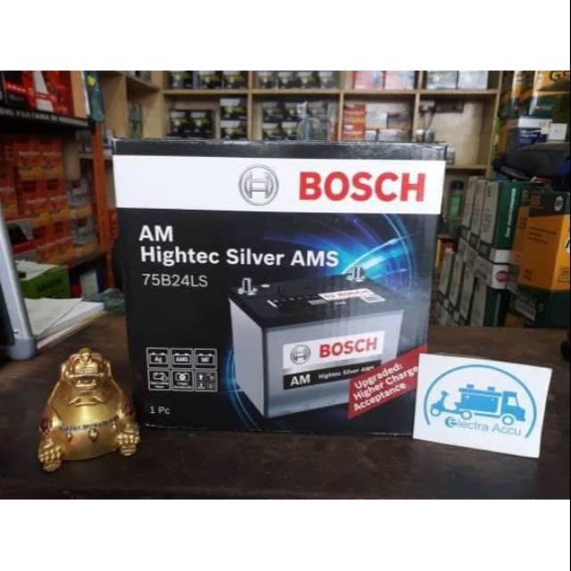 Aki Mobil Ns60ls 75b24ls Bosch Silver Accu Kering Original