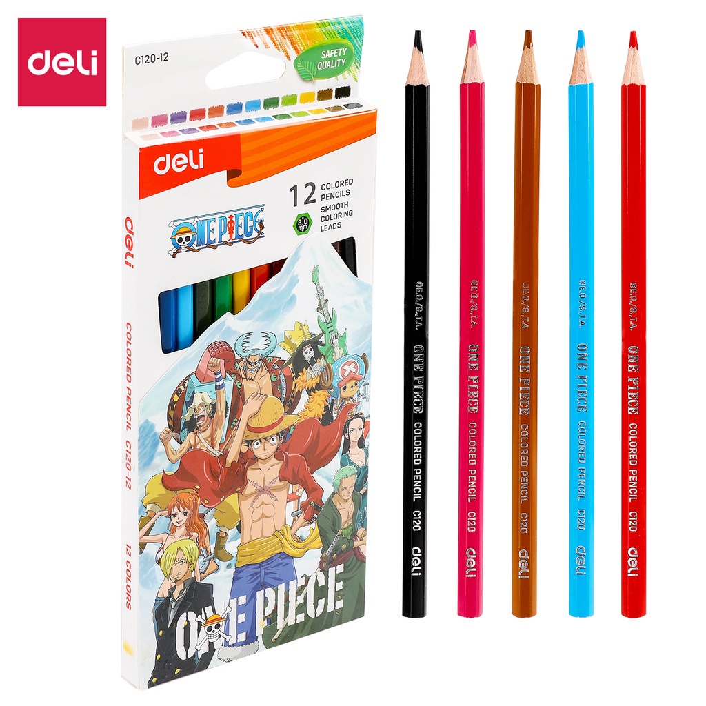 

Deli Pensil Warna Deli Cover Karakter 12 Warna - EC120-12