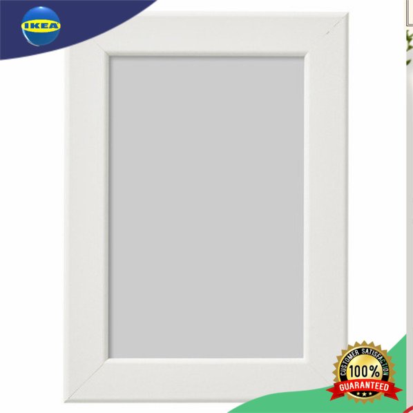 Frame foto ikeya FISKB0 Bingkai Foto Dinding/Standing Ukuran 10x15cm (4R) Original_Putih