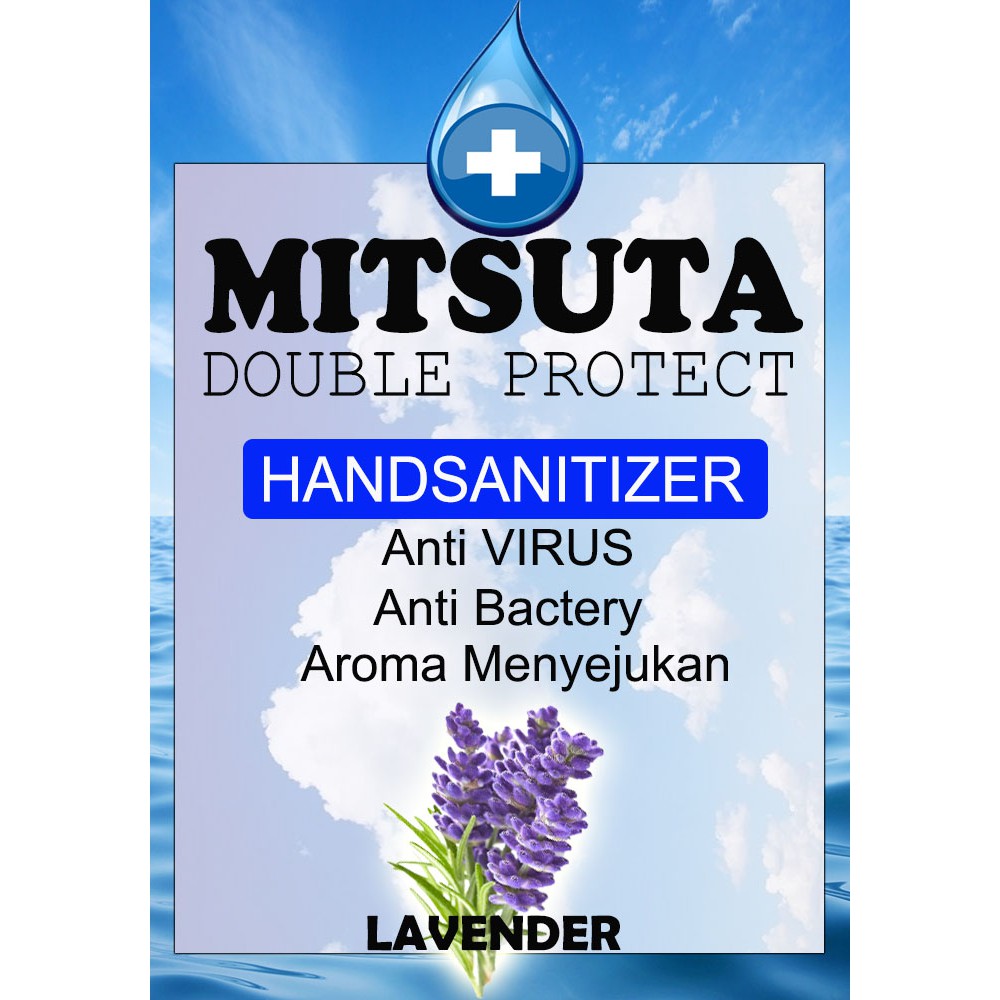 SPRAY Hand sanitizer FANCY Aroma LAVENDER - MEWAH 100ml Anti Bakteri Anti Virus Lembut dikulit