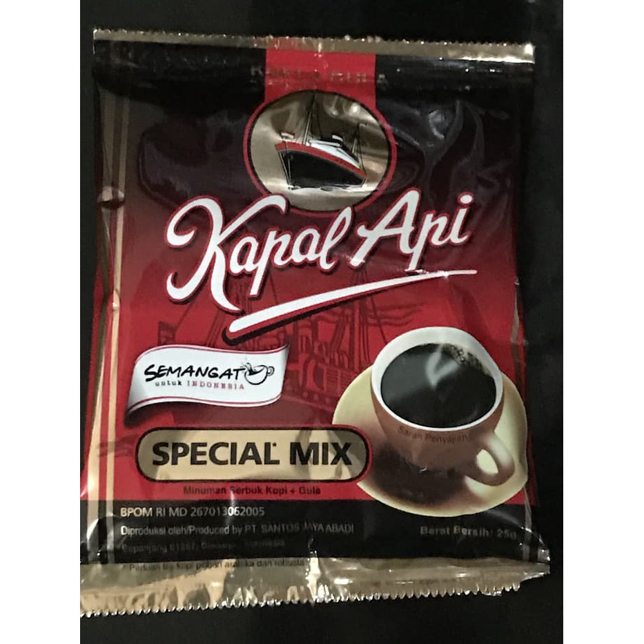 

Kapal Api Special Mix +gula 12x10x25gr - kkp804