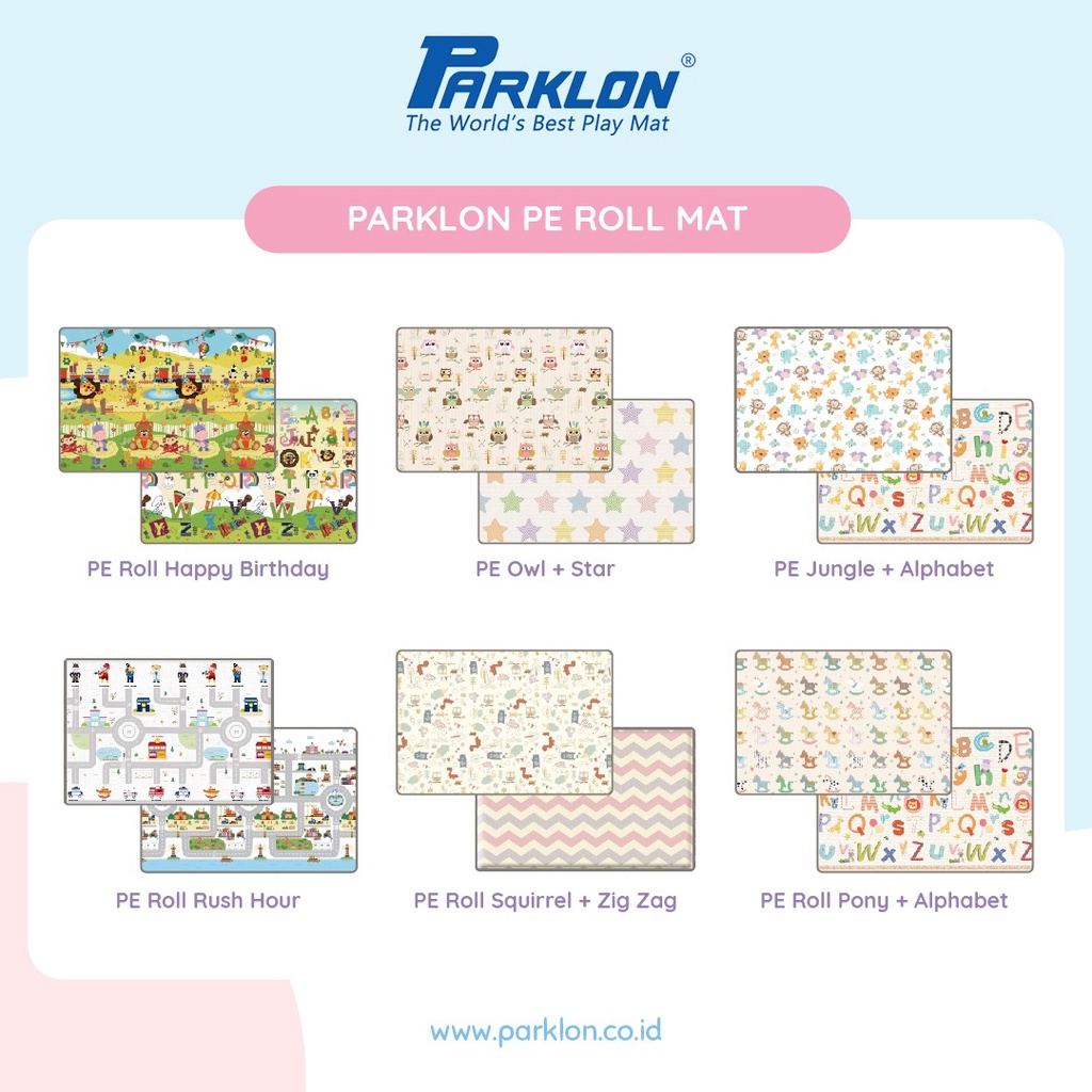 Playmat Parklon PE Roll Mat Double Side