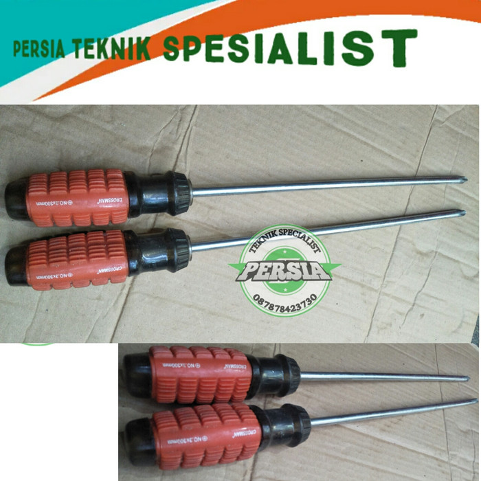obeng plus (+) crossman panjang No. 3 x 300mm